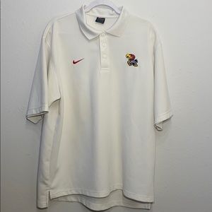 Nike Kansas KU golf polo shirt